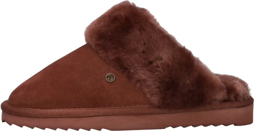 Warmbat Flurry Women Suede Dames Sloffen - Rood/Bruin - Maat 38 - afbeelding 6 van 6