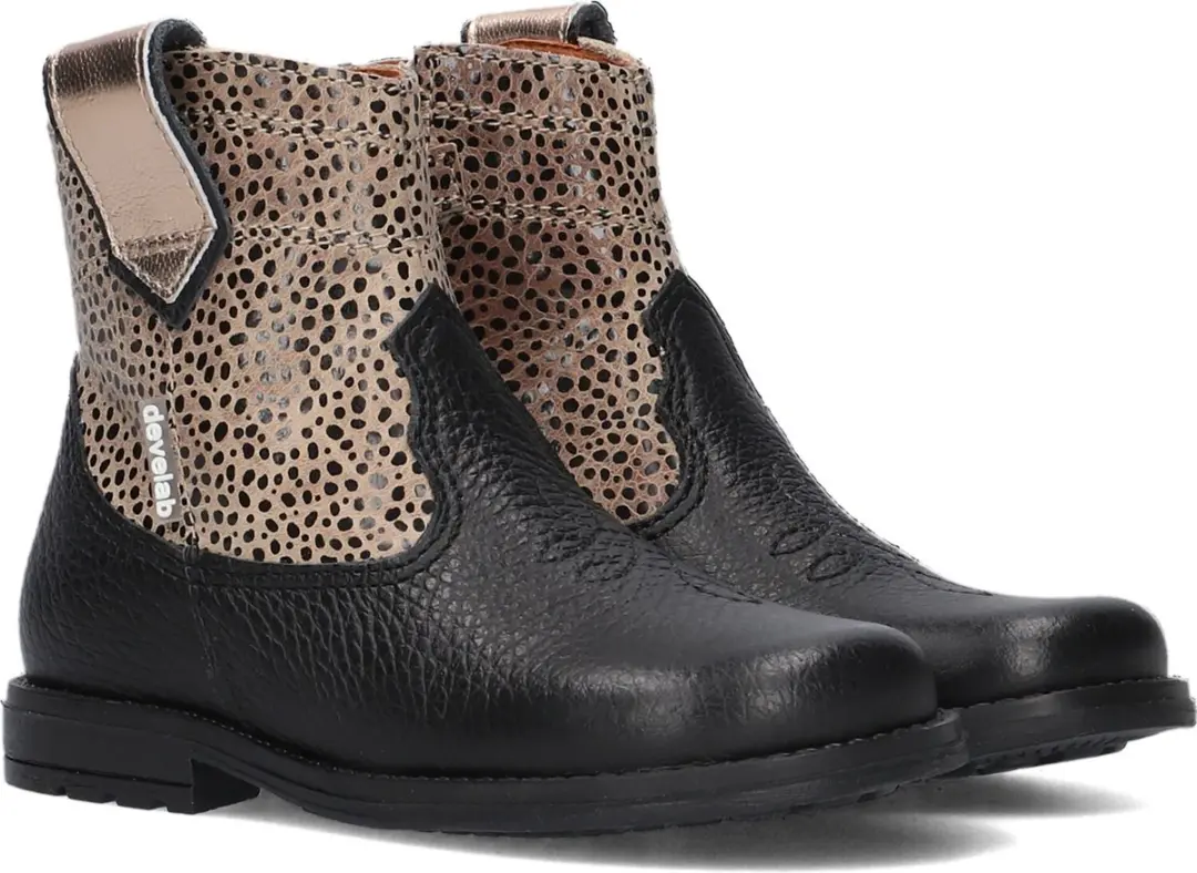 Develab 42800 Cowboylaarzen - Meisjes - Zwart - Maat 22 - afbeelding 2 van 6