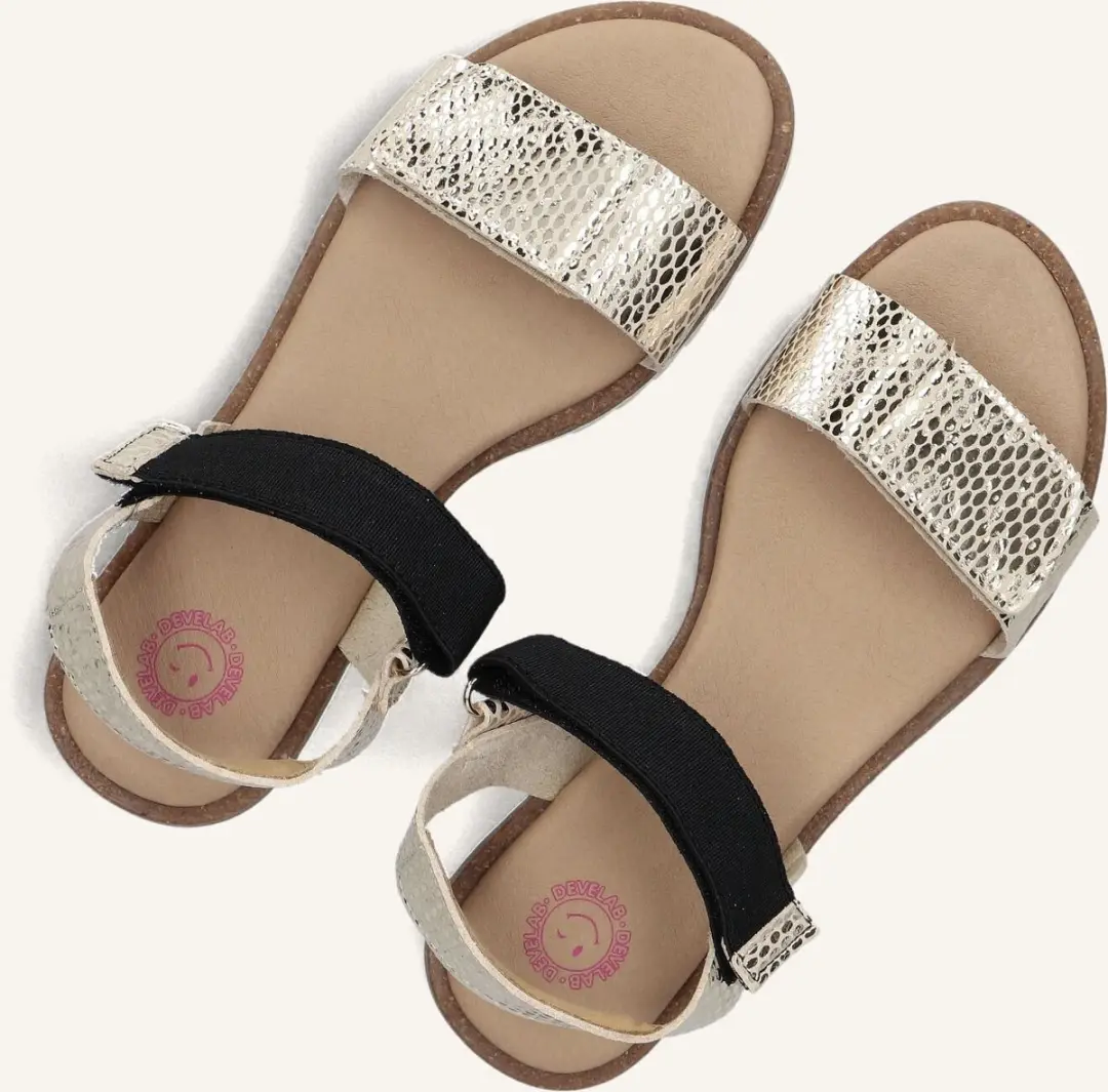 Develab 48542 Sandalen - Meisjes - Goudkleurig - Maat 38 - afbeelding 6 van 6