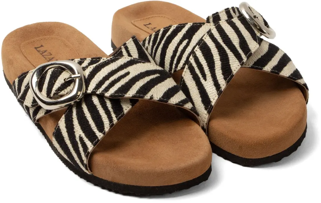 Lazamani - Kaja - Dames - Slippers - Wit - afbeelding 2 van 6
