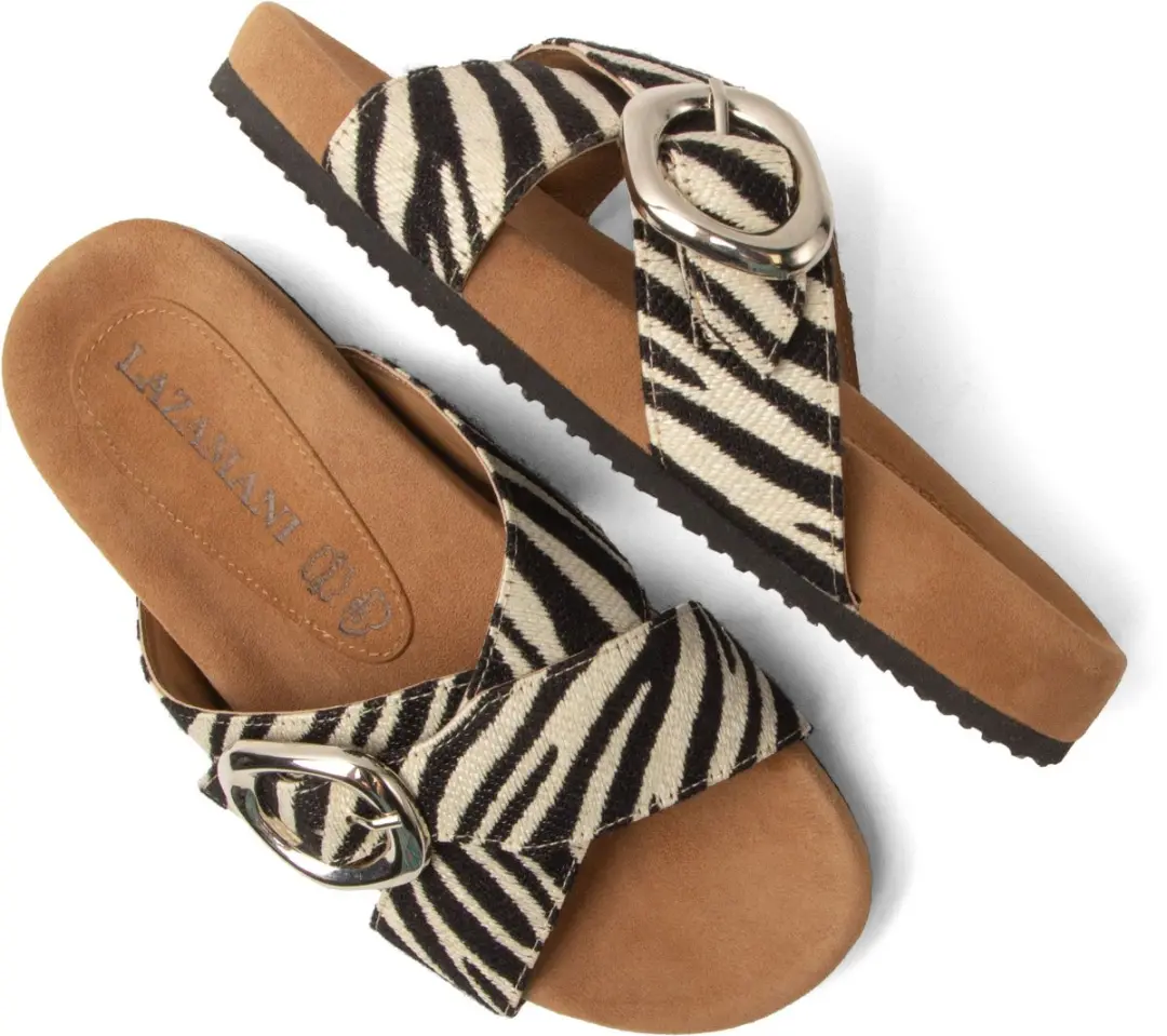 Lazamani - Kaja - Dames - Slippers - Wit - afbeelding 3 van 6