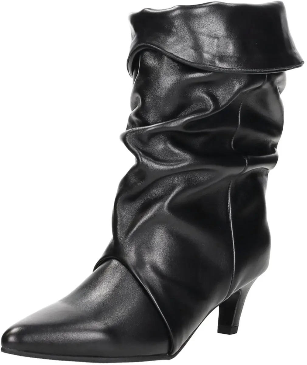 Shoecolate Enkellaarsjes Hak - Zwart - 37 - afbeelding 3 van 6