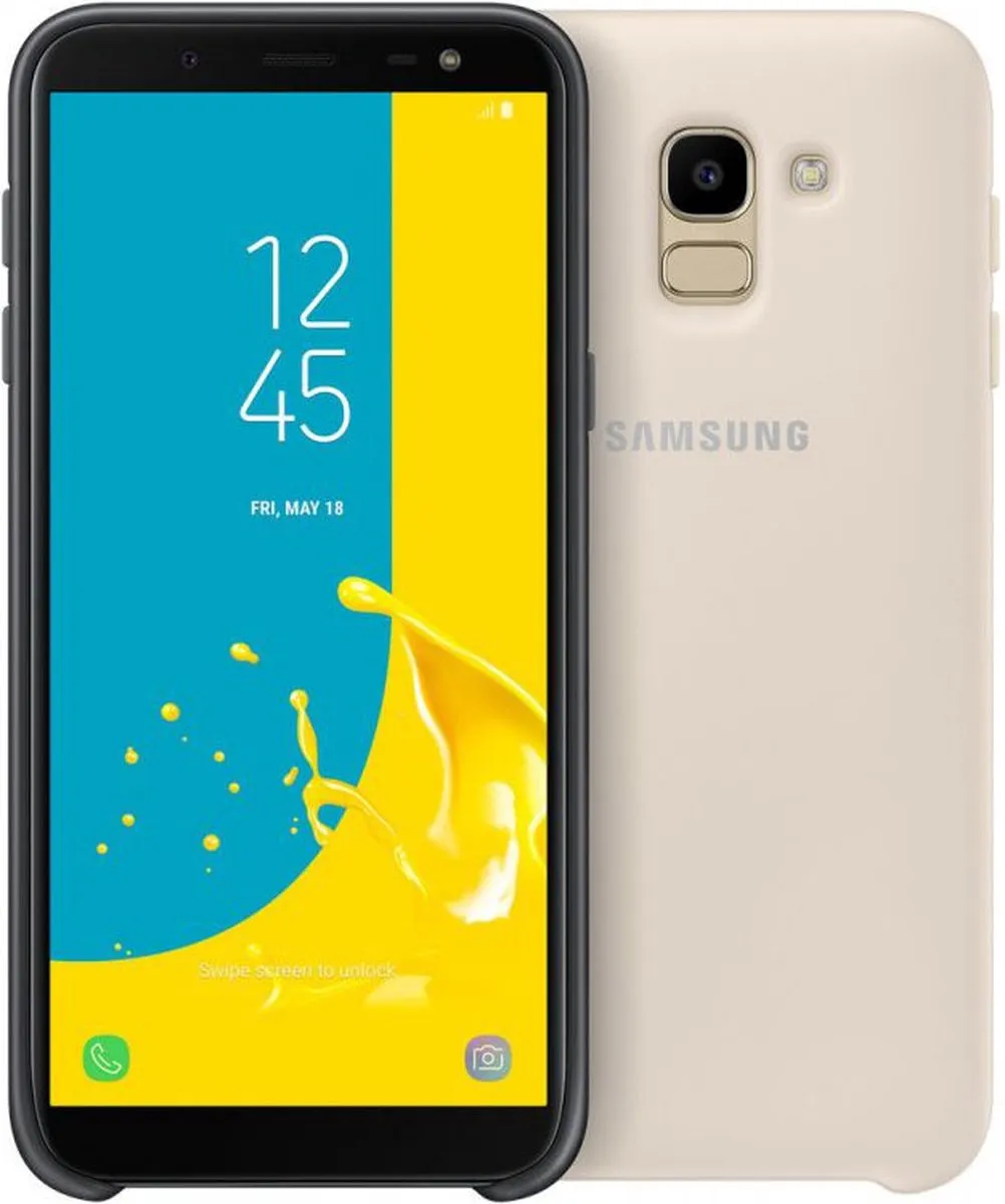 Samsung Galaxy J6 (2018) Dual Layer Cover - Goud EF-PJ600CFEGWW