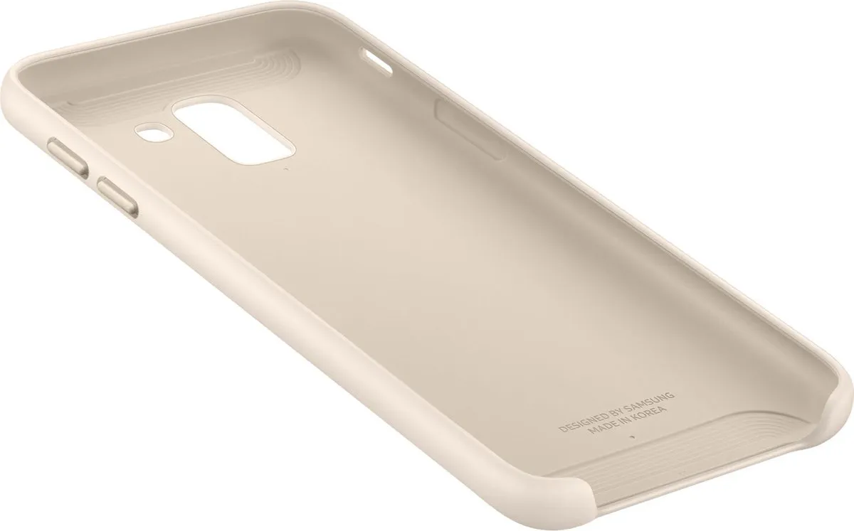 Samsung Galaxy J6 (2018) Dual Layer Cover - Goud EF-PJ600CFEGWW - afbeelding 6 van 6