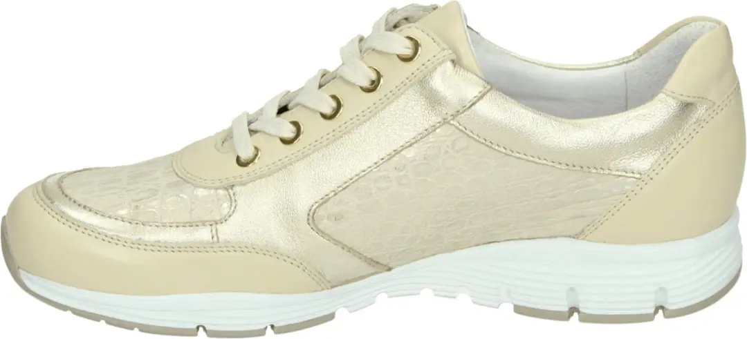 Mephisto - YLONA - Lage sneakersDames sneakers - Kleur: Wit/beige - Maat: 38.5 - afbeelding 2 van 4