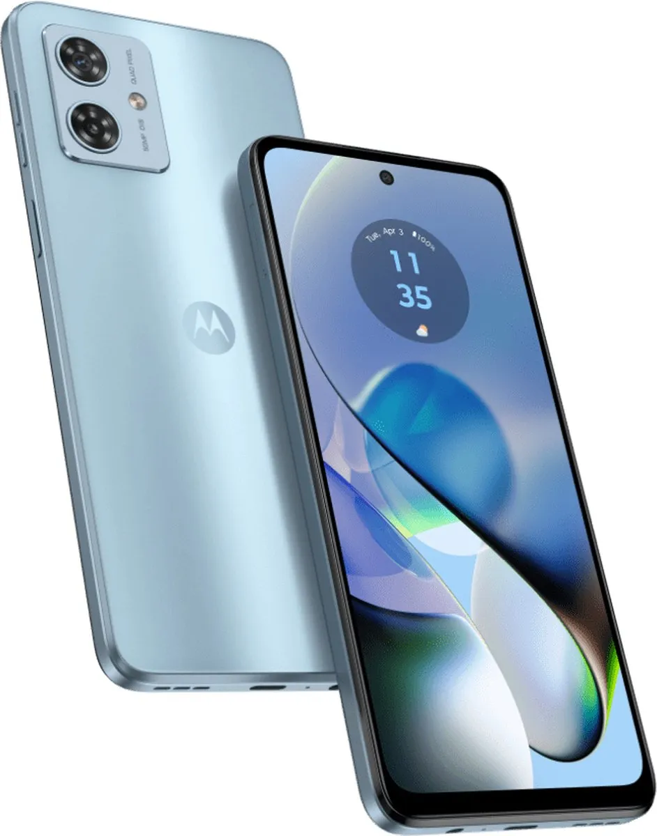 Motorola Moto G54 5G PAYT0032SE - 256GB Lichtblauw