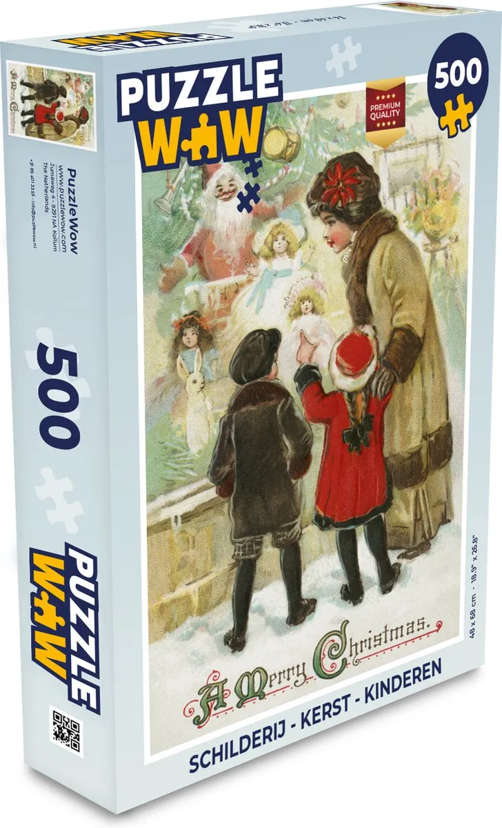 PuzzleWow Kerst Puzzel 500 Stuks