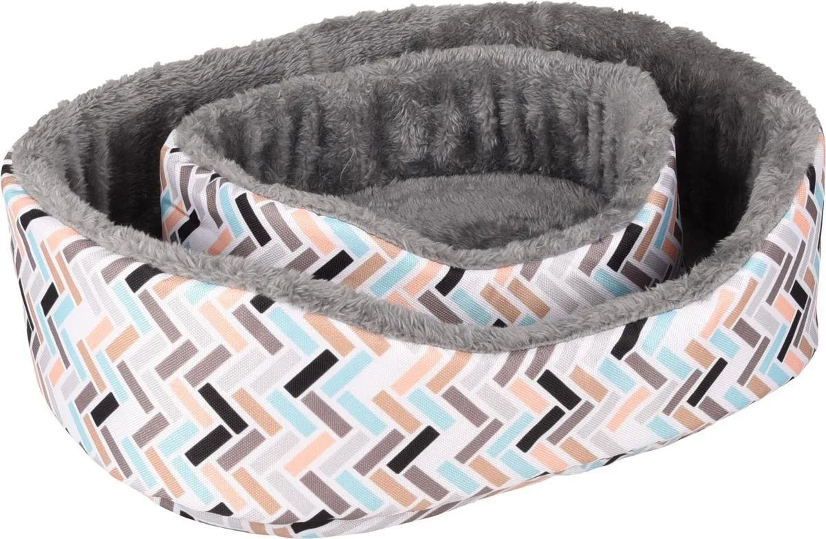 Flamingo Clavio Knaagdierenmand Ovaal - 35x28x11cm - Multi-Color