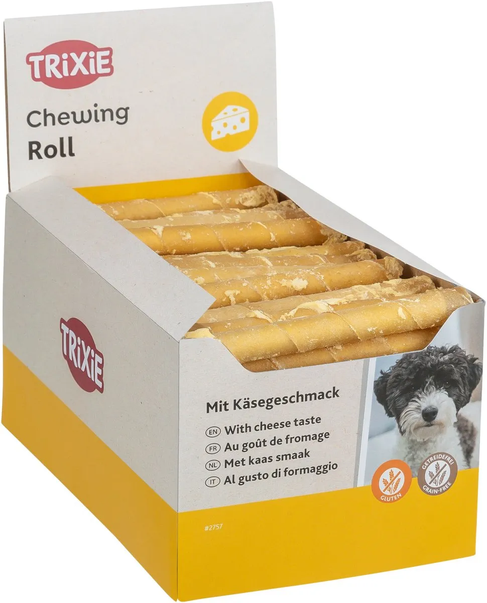 Trixie Kauwrol Gevuld Kaas - 12cm - 22g