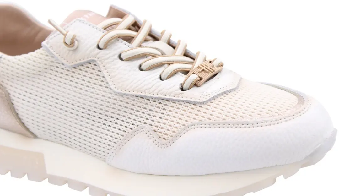 Hispanitas HV264825 C001 Sneakers Wit Leer Dames - Wit - 40 - afbeelding 5 van 6