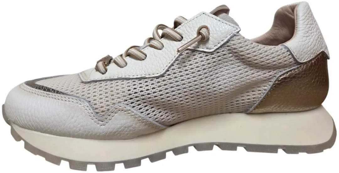 Hispanitas HV264825 C001 Sneakers Wit Leer Dames - Wit - 40 - afbeelding 4 van 6