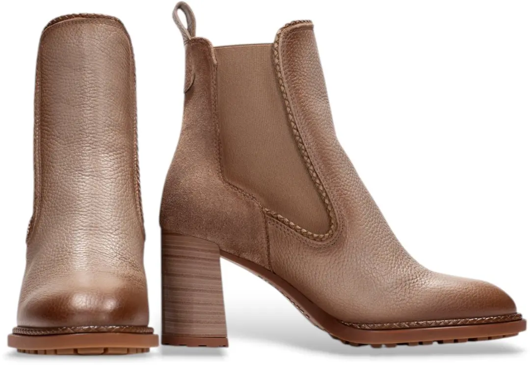 Dames Enkellaars Hispanitas Hispanitas Hi265063 Castoro Taupe - Maat 38 - afbeelding 4 van 6