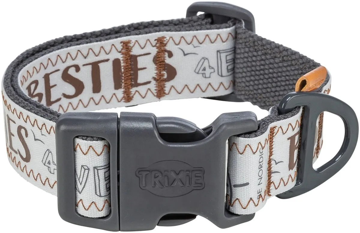 Trixie Halsband Nordic Extra Breed Grijs 32-45cm