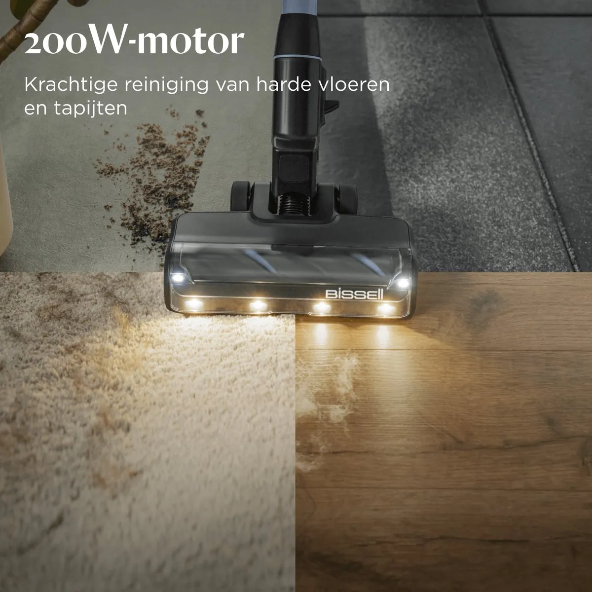 BISSELL PowerClean FurFinder 4090N Draadloze Stofzuiger - 200W - 40 Min - Zwart