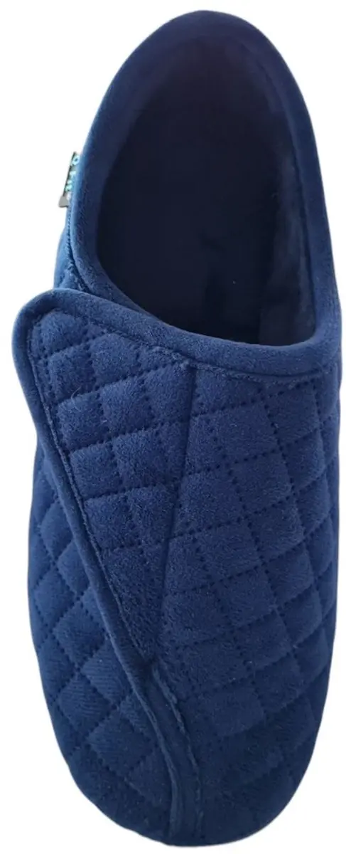 Q Fit Rebecca Dames Verbandpantoffels - Blauw - 40 - afbeelding 2 van 4