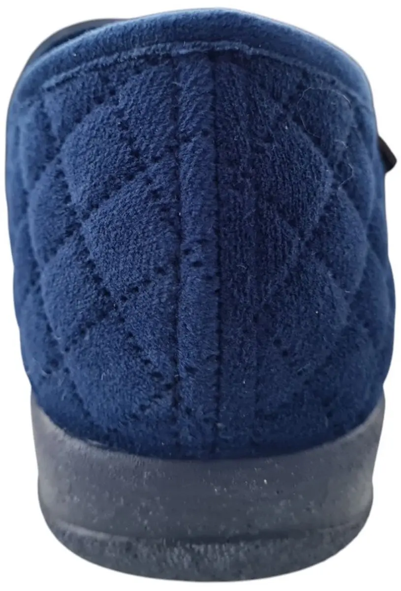 Q Fit Rebecca Dames Verbandpantoffels - Blauw - 40 - afbeelding 3 van 4