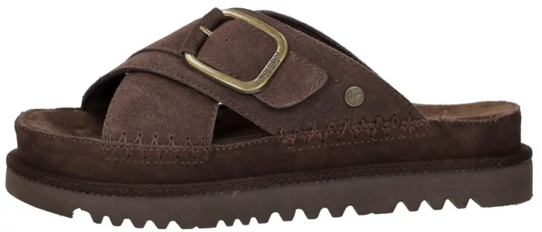 Warmbat Wondai Suede Instappers Dames - afbeelding 3 van 6