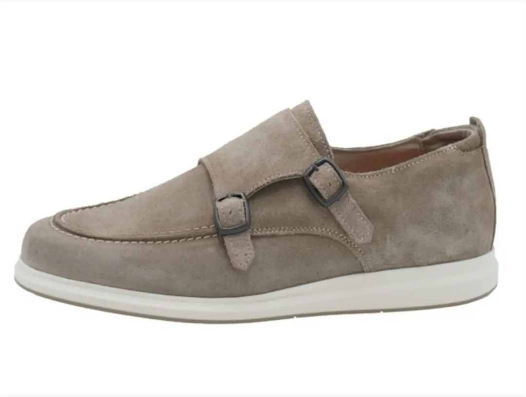 Berkelmans Zonda Dodo Instappers Taupe Suede Heren - Taupe - 42 - afbeelding 6 van 6