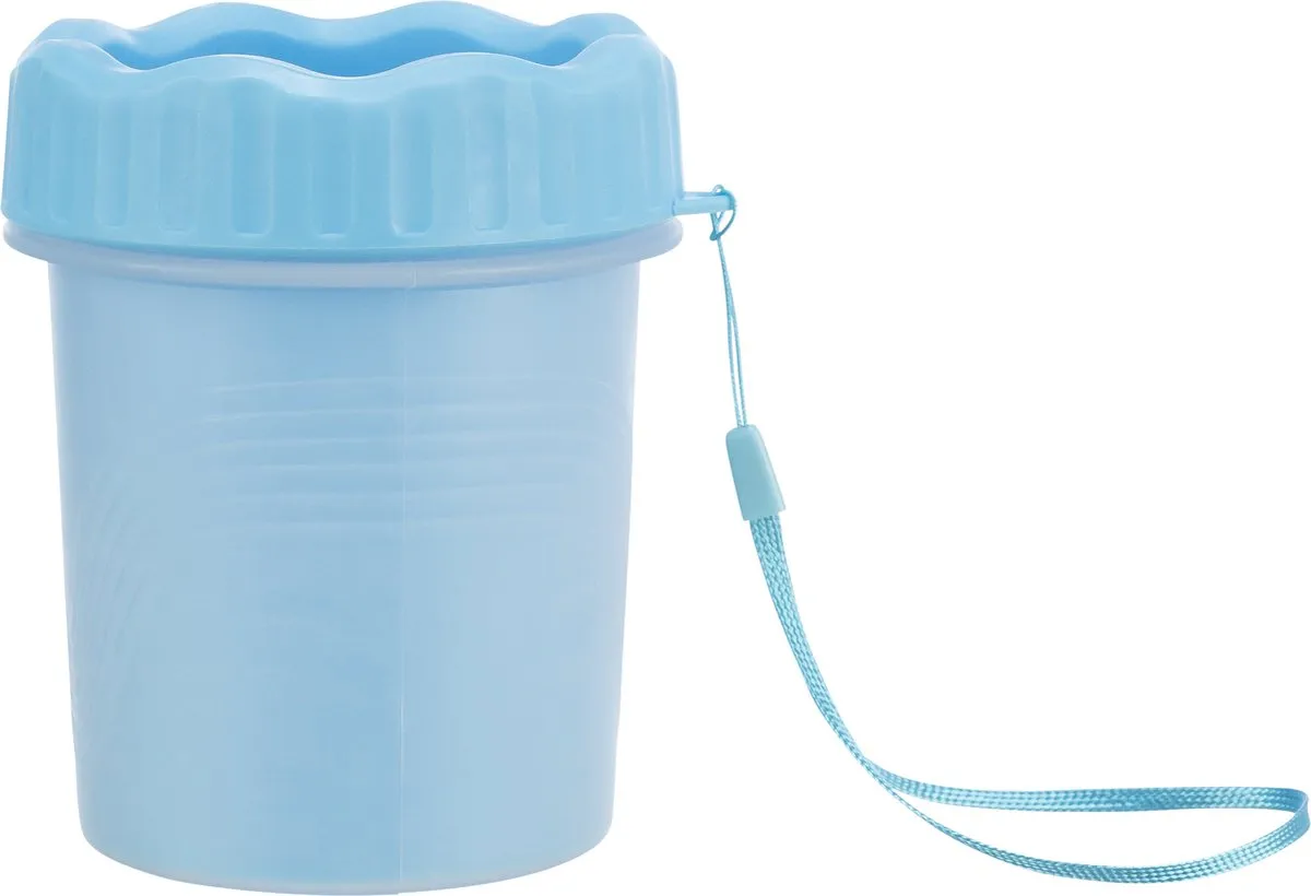 Trixie Pootreiniger Silicone - Blauw M/L - afbeelding 3 van 6