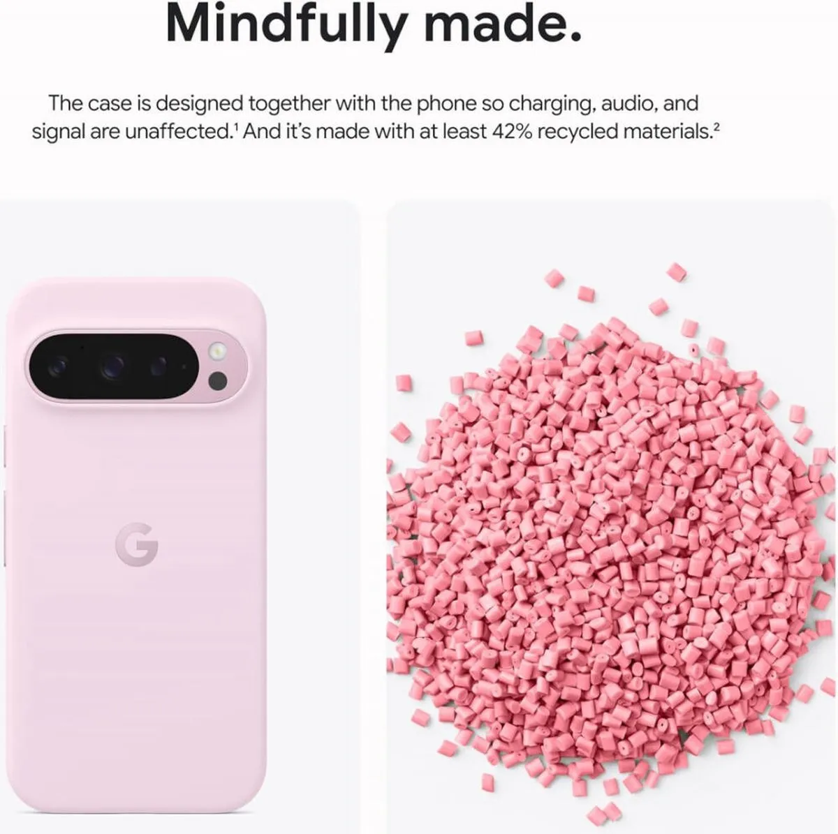 Google Pixel 9 Pro XL Siliconen Hoesje GGLGA05656 - Zwart