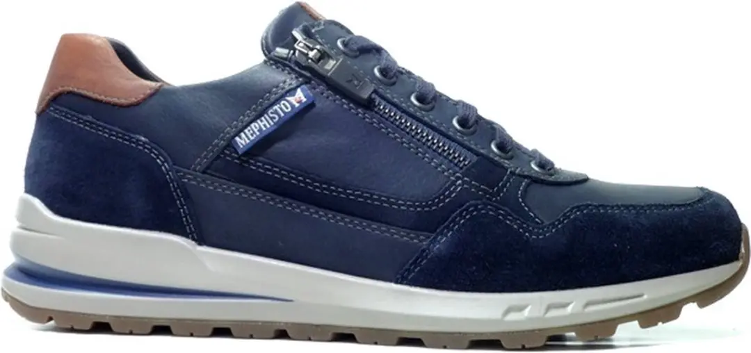 Heren Veterschoenen Mephisto Bradley Velsport Blue Blauw - Maat 39 - afbeelding 6 van 6