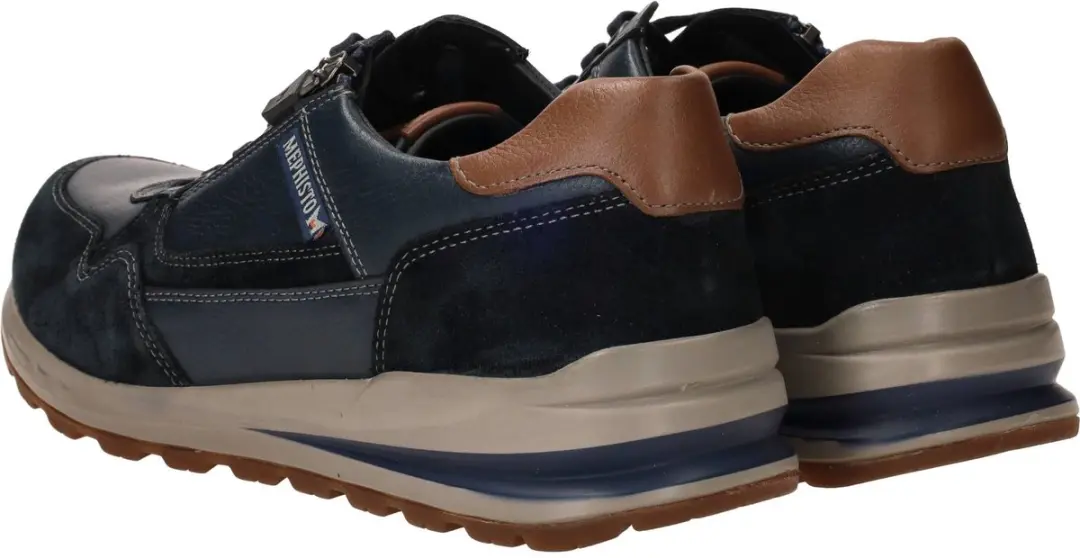 Heren Veterschoenen Mephisto Bradley Velsport Blue Blauw - Maat 39 - afbeelding 5 van 6