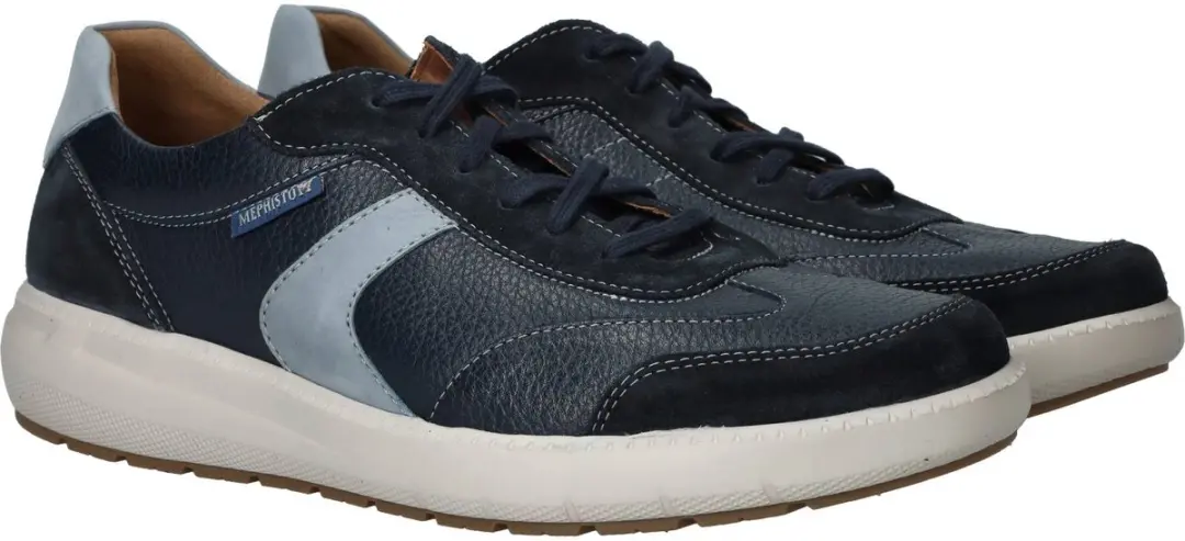 Mephisto Jenaro Sneakers - Heren - Blauw - Maat:41½ - afbeelding 3 van 6
