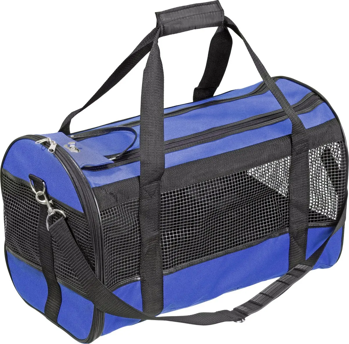 Flamingo Divina Honden/Katten Draagtas - Blauw 50x28x30cm