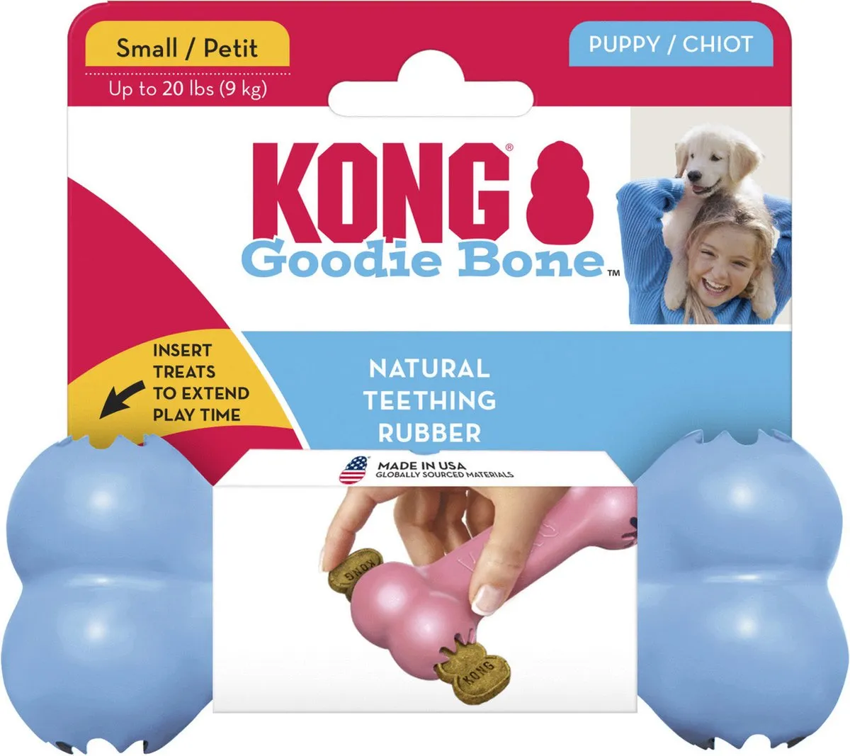 KONG Puppy Goodie Bone - Multi