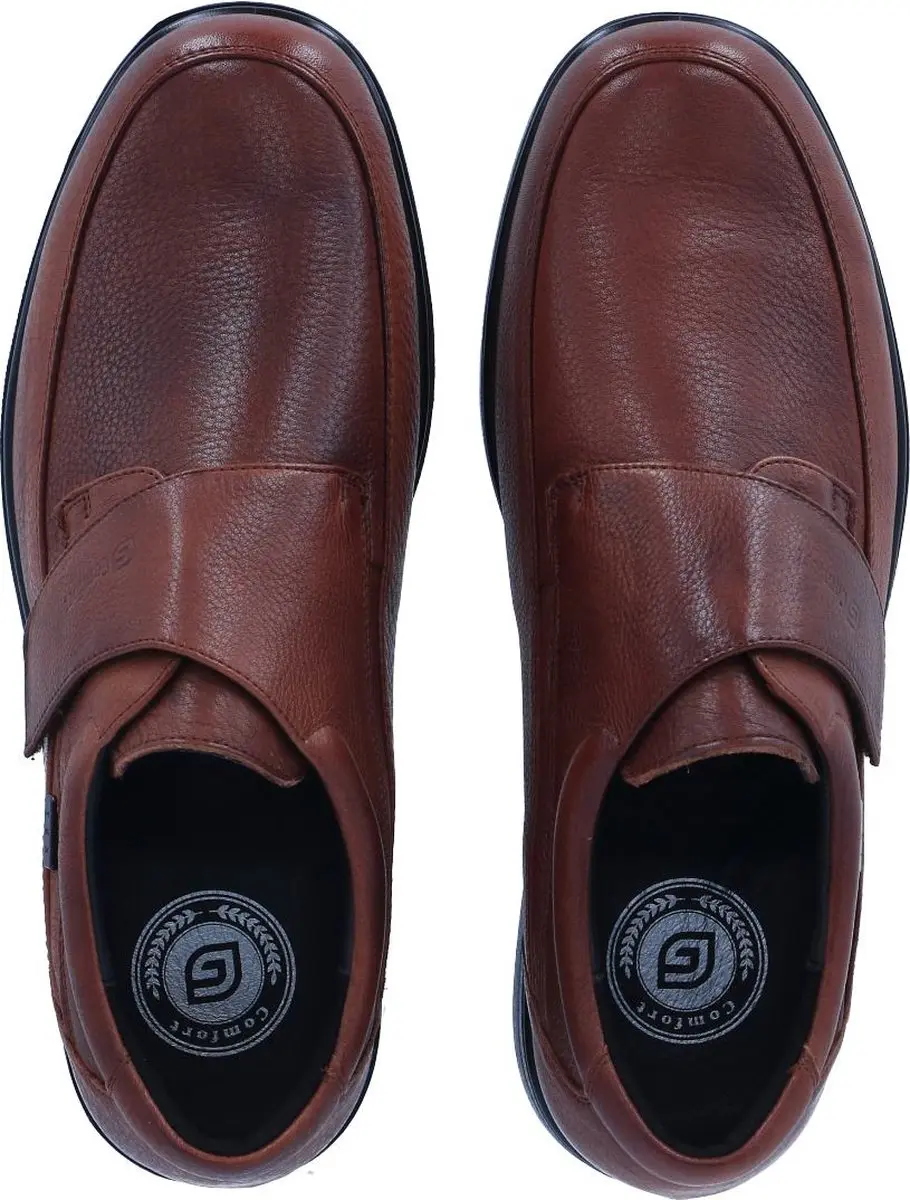 G-comfort -Heren - cognac/caramel - geklede lage schoenen - maat 44 - afbeelding 5 van 6