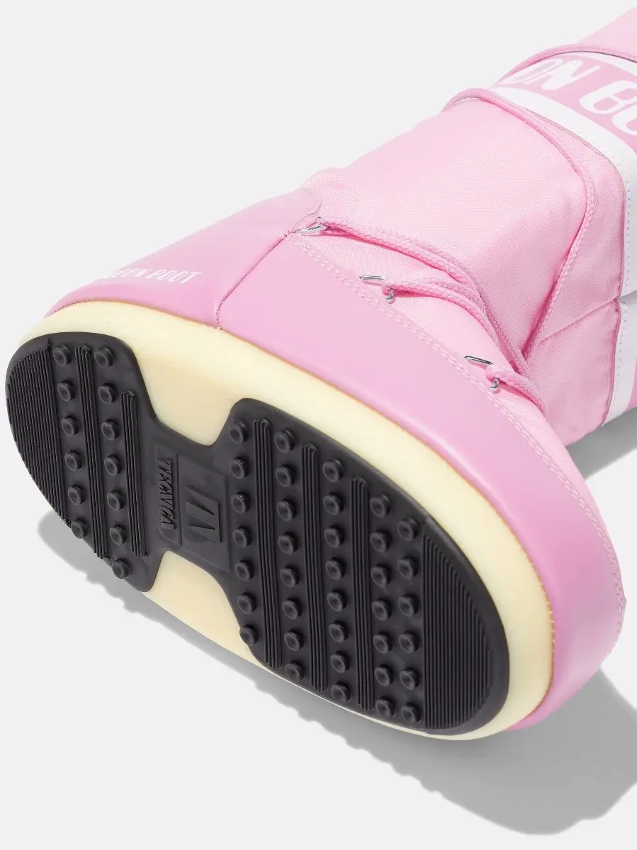 MOONBOOT ICON NYLON ROZE Thermoboots / Snowboots / Sneeuwlaarzen