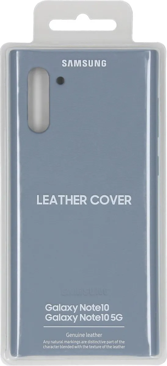 Samsung Leather Cover Galaxy Note 10 - Grijs