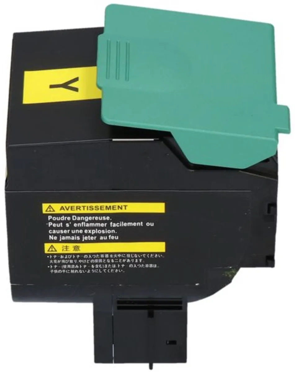 PrintAbout Lexmark C540H1YG Toner Geel - 2.500 Pagina's