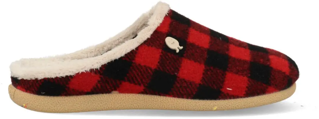 Hot Potatoes Sloffen - Maat 36 - Unisex - zwart/rood - afbeelding 6 van 6