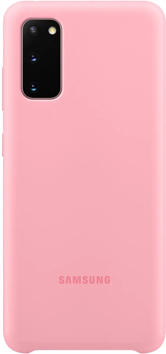 Samsung Silicone Cover Galaxy S20 - Roze