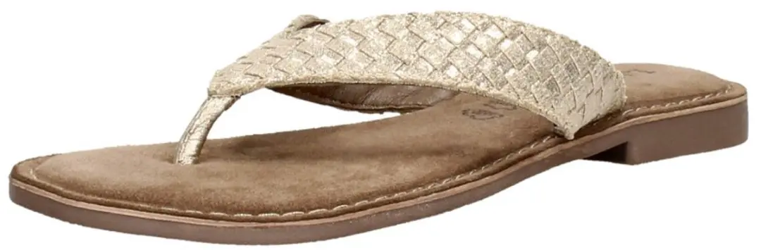 Lazamani Dames Slippers Weave - Gold - afbeelding 4 van 6