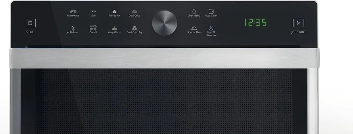 Whirlpool Supreme Chef MWSC 833 SX Combimicrogolfoven 900W - 33L - Zwart/Roestvrijstaal