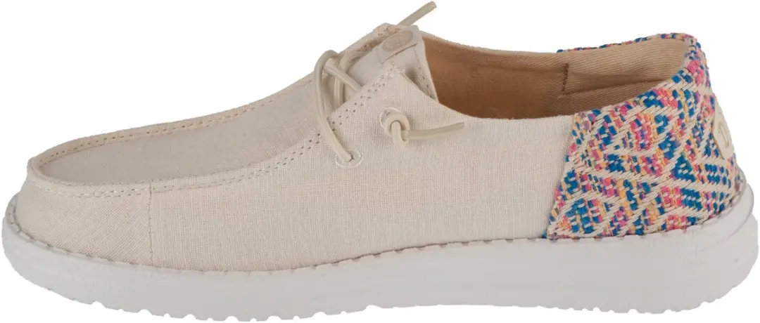 Hey Dude Wendy Funk Surf Baja Dames mokasins - Ivory Multi - afbeelding 5 van 6