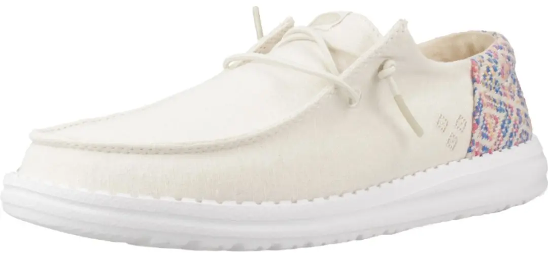 Hey Dude Wendy Funk Surf Baja Dames mokasins - Ivory Multi - afbeelding 3 van 6