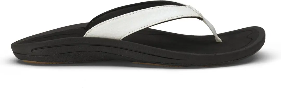 Olukai Kulapa Kai Dames Slipper White/Black 37