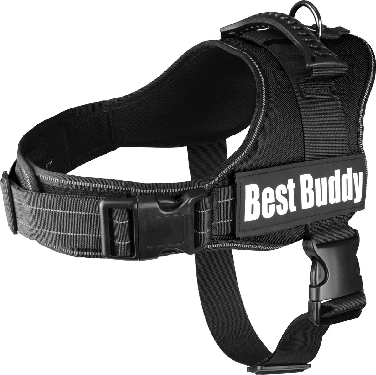 Flamingo Pluto Liberty Harnas Honden Best Buddy Pluto Zwart L 70-90cm