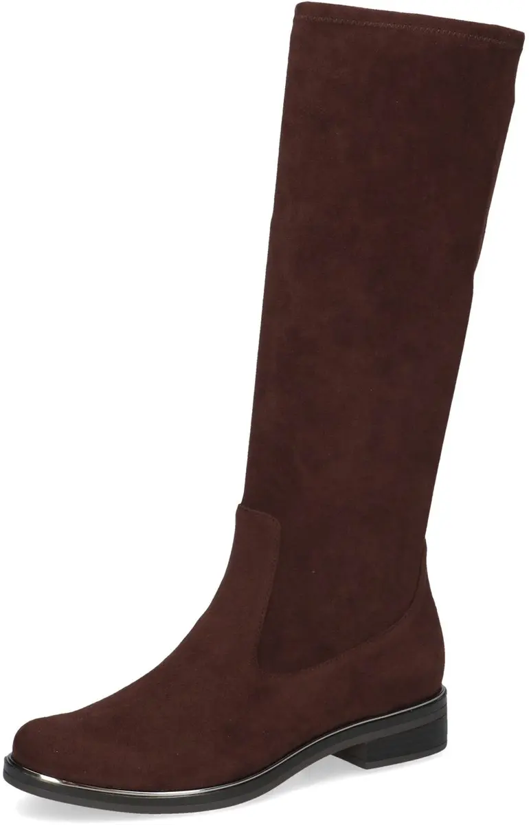Caprice 9-9-25512-41 302 Lange Laarzen Donker Bruin Stretch Dames - Donker Bruin - 38 - afbeelding 4 van 6