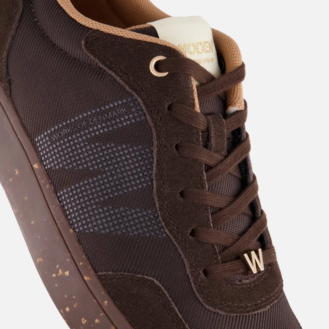 Woden Line Sneak Sneakers bruin Leer - Dames - Maat 39 - afbeelding 6 van 6
