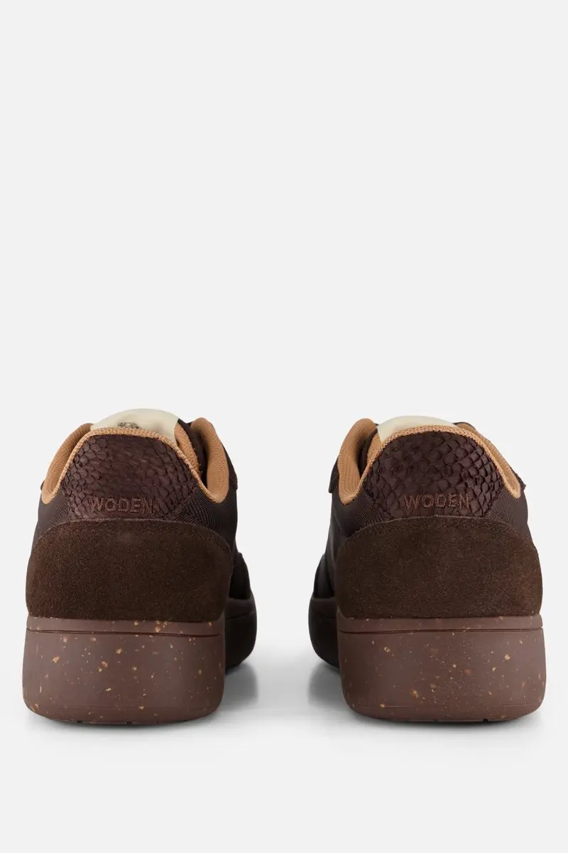 Woden Line Sneak Sneakers bruin Leer - Dames - Maat 39 - afbeelding 5 van 6