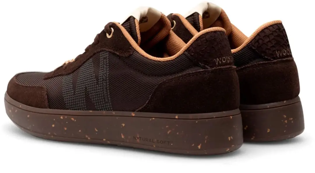 Woden Line Sneak Sneakers bruin Leer - Dames - Maat 39 - afbeelding 4 van 6