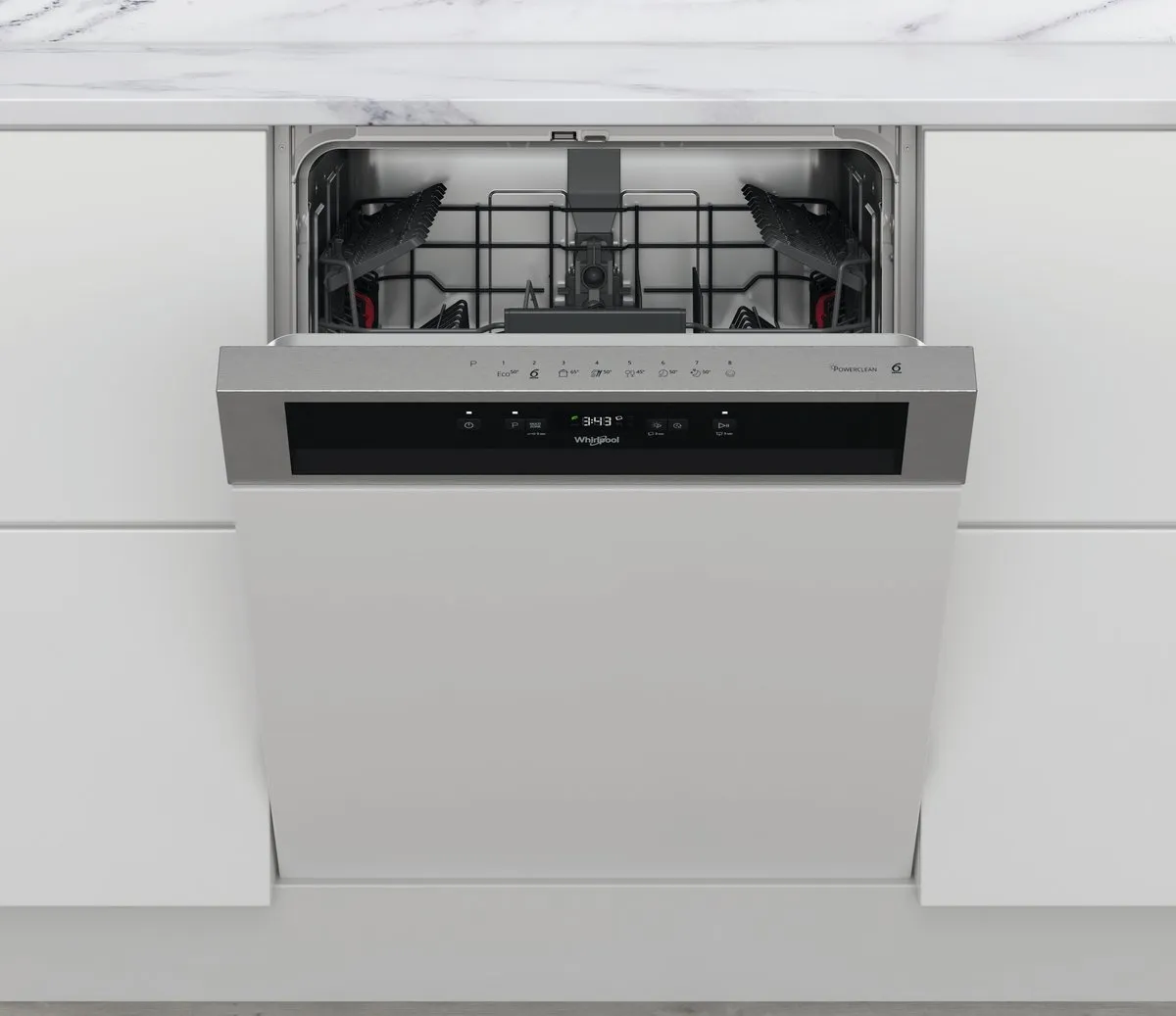 Whirlpool WB 6020 P X Semi-ingebouwd Vaatwasser 14 Couverts - afbeelding 6 van 6