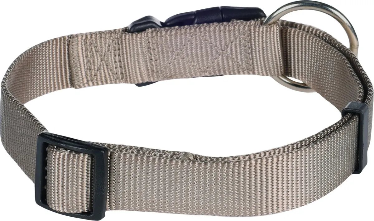 Flamingo Ziggi Halsband - L 45-65cm - Grijs
