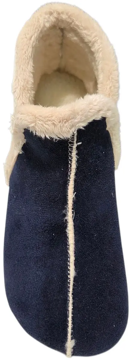 Q-Fit Granada Suede Pantoffels - Blauw 38 - afbeelding 2 van 4