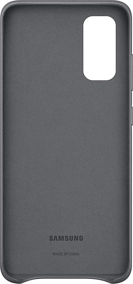 Samsung Galaxy S20 Lederen Hoesje - Grijs