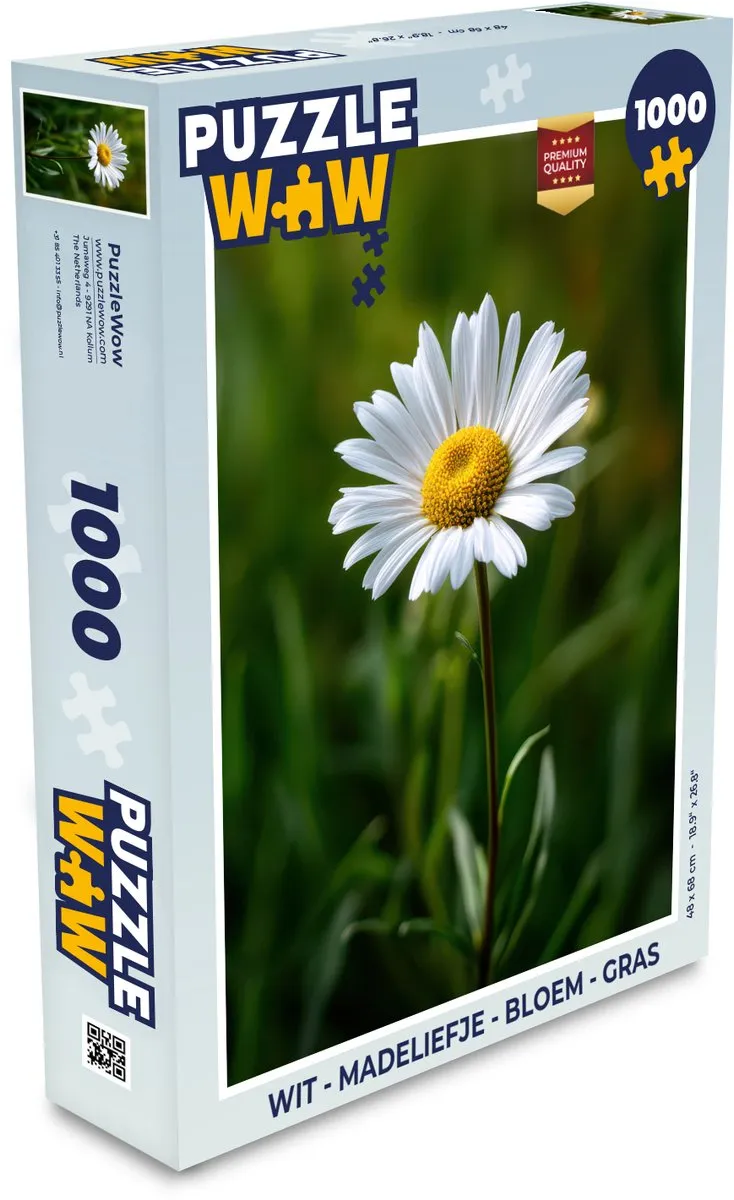 PuzzleWow Legpuzzel 1000 Stuks